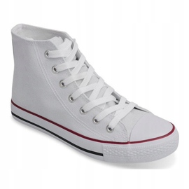 Baskets Hautes Konwers B71N Blanc blanche 1