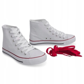 Baskets Hautes Konwers B71N Blanc blanche 3