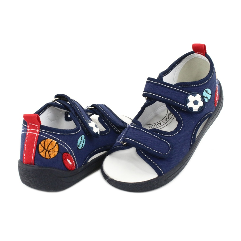 American Club Sandales garçons American TEN27 chaussons boule bleu marine 3