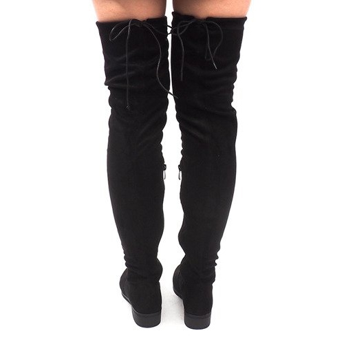 Bottines Pompon Daim AB02-53 Noir le noir 1