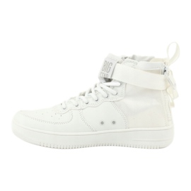 Big Star Wysokie Eco-Slopan Sneakers blanche 4 Big Star Wysokie Eco-Slopan Sneakers blanche 4