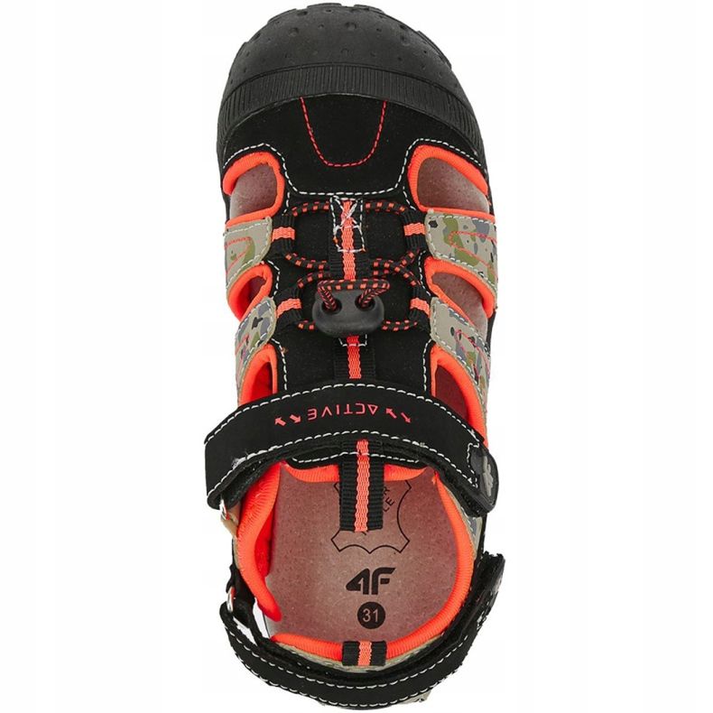 Sandales 4F Jr HJL20 JSAM002 90S noir orange multicolore 1