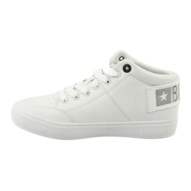 Baskets hautes Big Star EE274352 blanc gris 2