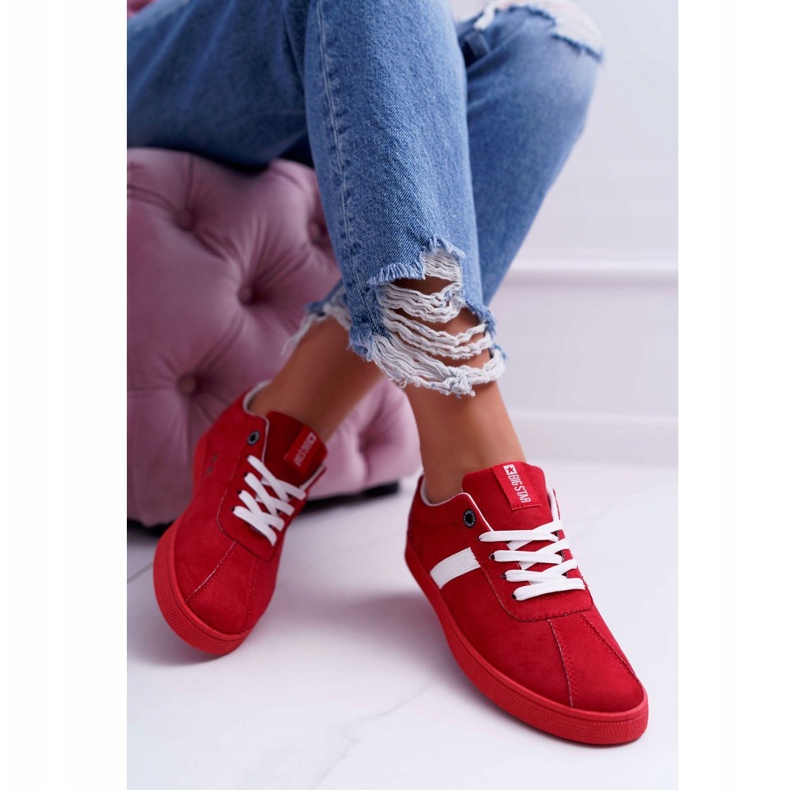 Chaussures de sport pour femmes Big Star Rouge DD274622 1