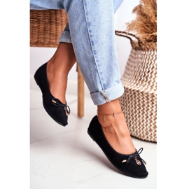 Ballerines Femme Lu Boo Daim Noir Layla le noir 2