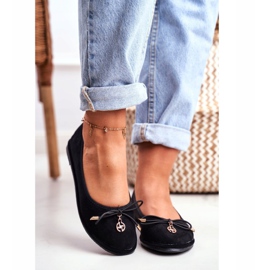 Ballerines Femme Lu Boo Daim Noir Layla le noir 3