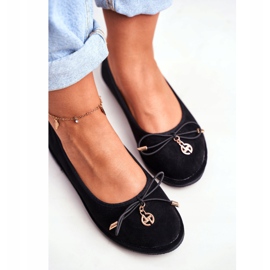Ballerines Femme Lu Boo Daim Noir Layla le noir 5