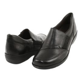 Caprice chaussures basses pour femmes teg.H le noir 3