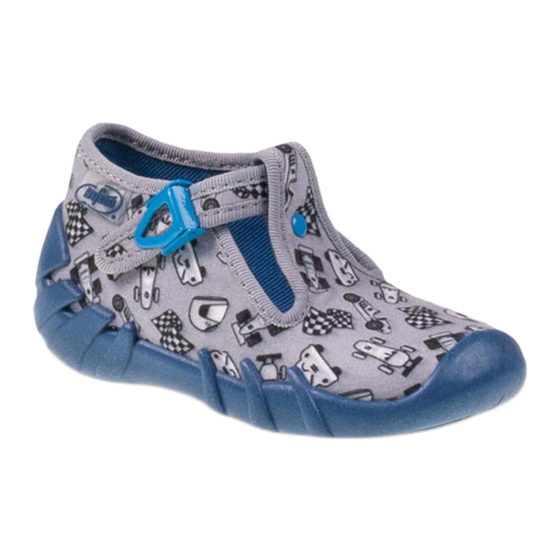 Chaussures enfant Befado 110P312 bleu gris 1