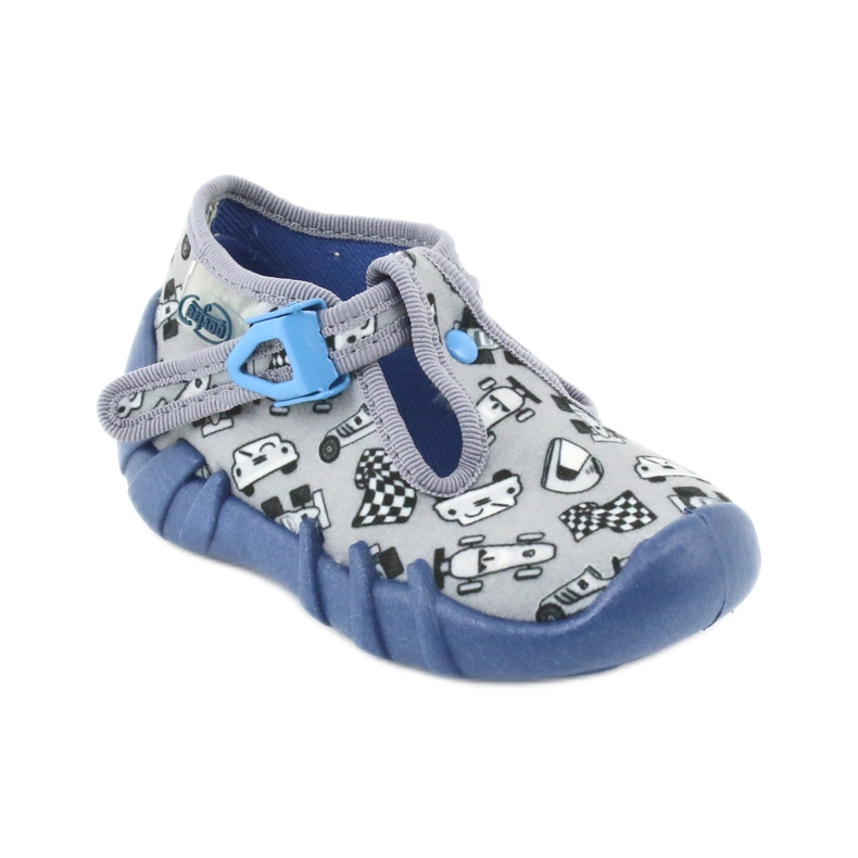 Chaussures enfant Befado 110P312 bleu gris 3