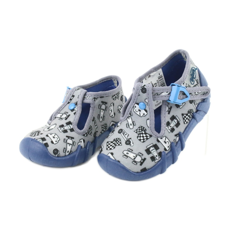 Chaussures enfant Befado 110P312 bleu gris 5