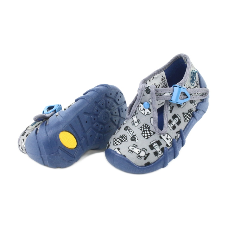Chaussures enfant Befado 110P312 bleu gris 6