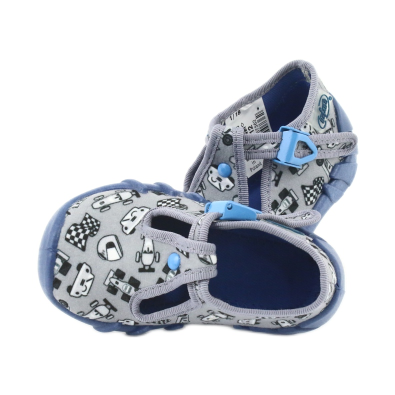 Chaussures enfant Befado 110P312 bleu gris 7