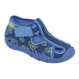 Chaussures enfant Befado 190P086 bleu vert 1