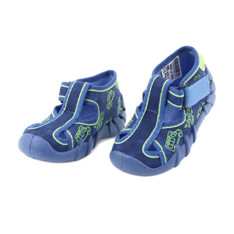 Chaussures enfant Befado 190P086 bleu vert 3