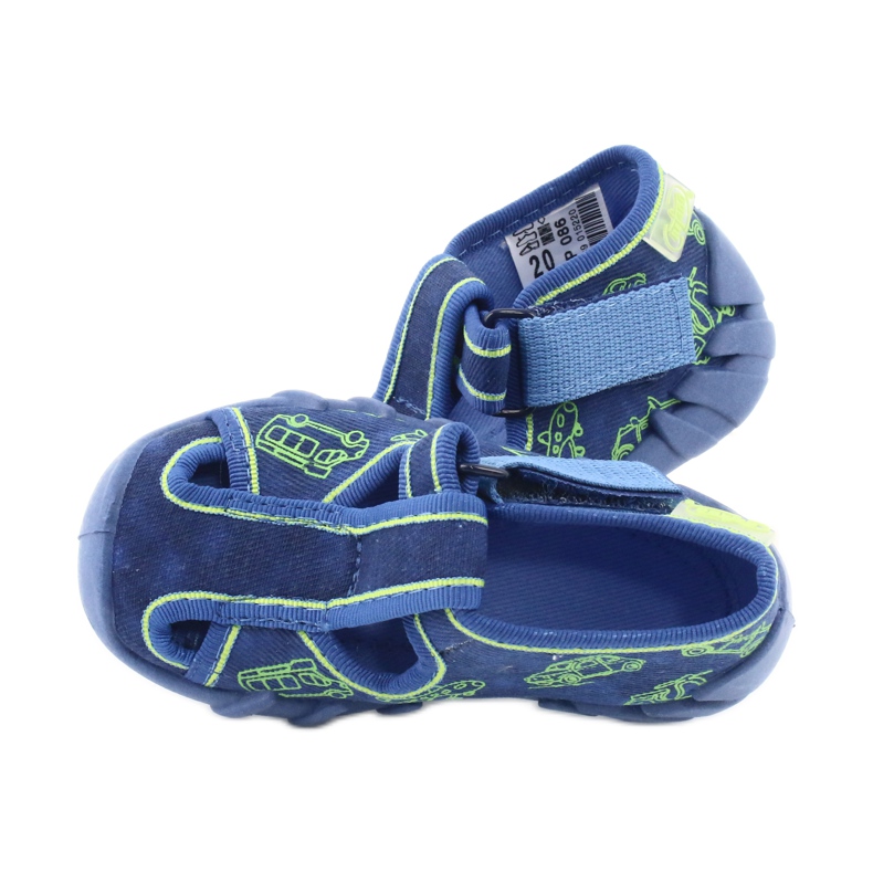 Chaussures enfant Befado 190P086 bleu vert 5