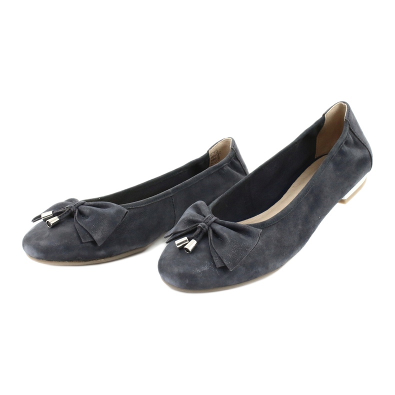 Ballerines Caprice pour femmes 22111 bleu marine 2