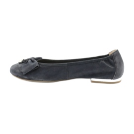 Ballerines Caprice pour femmes 22111 bleu marine 1