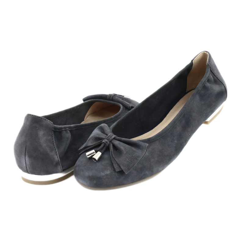 Ballerines Caprice pour femmes 22111 bleu marine 3