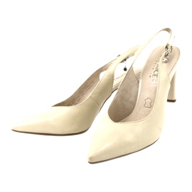 Caprice sandales sur un poteau pour femmes 29603 beige 2