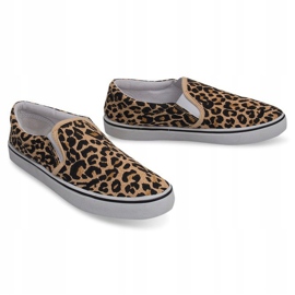 Baskets à enfiler Slip On C03 Marron brun 3