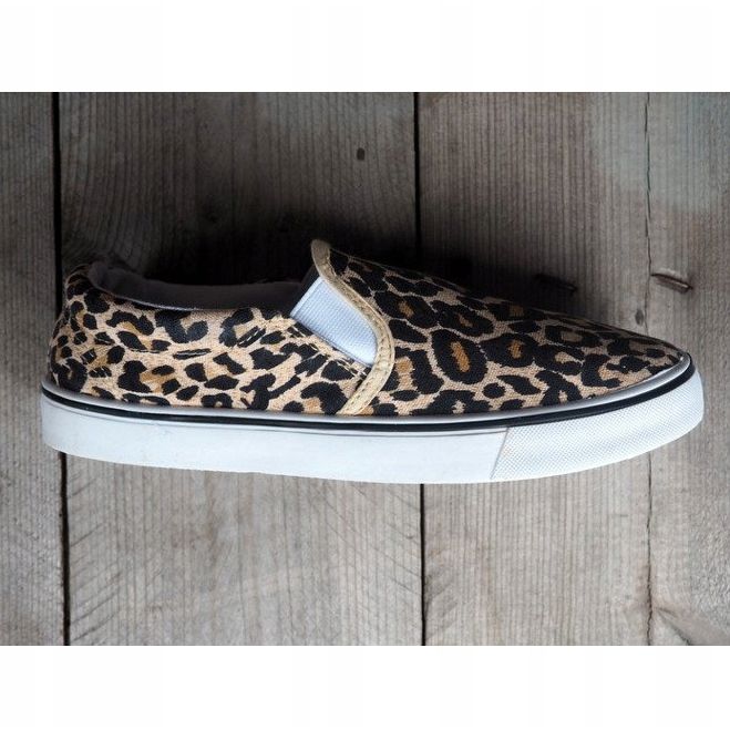 Baskets à enfiler Slip On C03 Marron brun 1