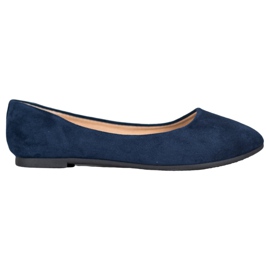 Ballerines classiques en daim VINCEZA bleu 6