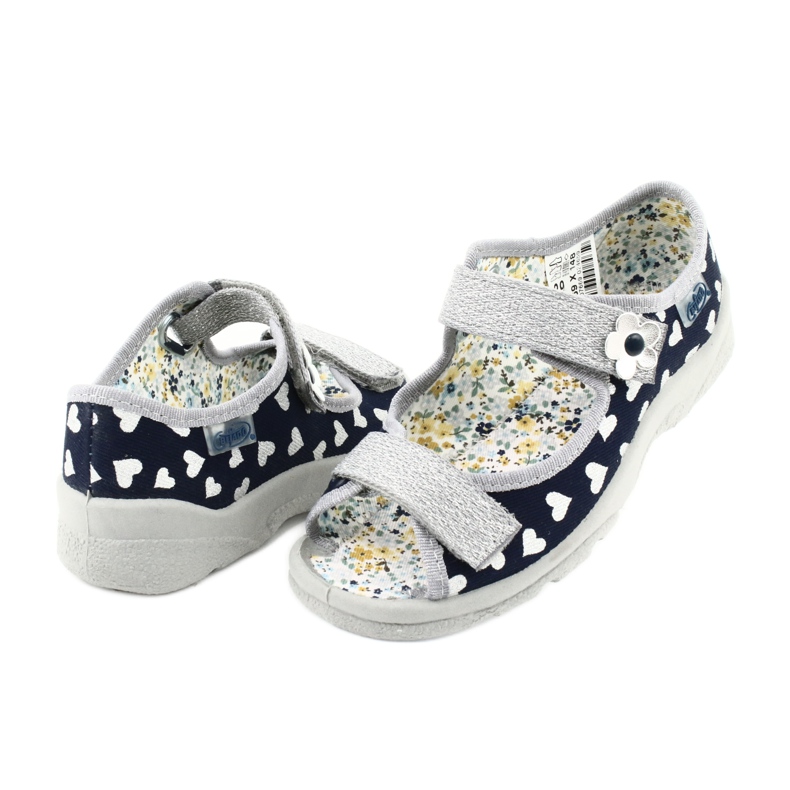 Chaussures enfant Befado 969X148 bleu marine gris 3 Chaussures enfant Befado 969X148 bleu marine gris 3