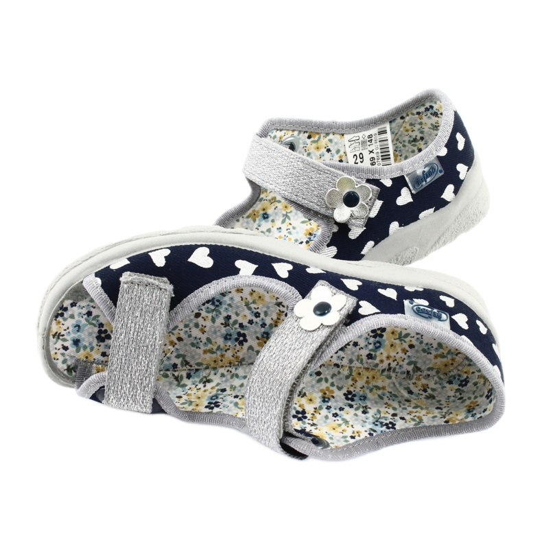 Chaussures enfant Befado 969X148 bleu marine gris 4 Chaussures enfant Befado 969X148 bleu marine gris 4