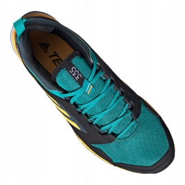 Chaussures Adidas Terrex Agravic Trail M FV2418 le noir multicolore vert jaune 4