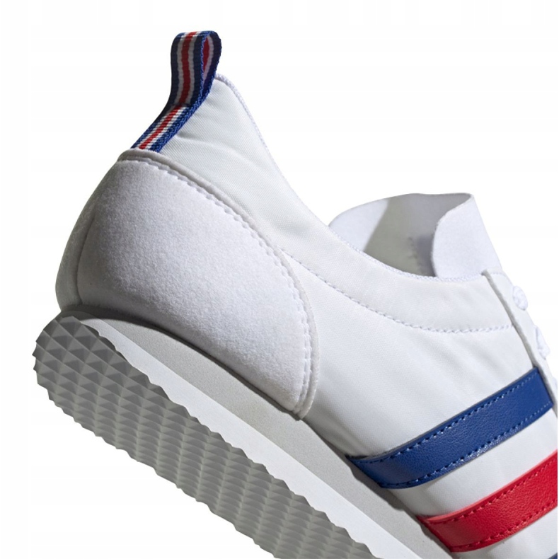 Chaussures Adidas Vs Jog M FX0094 blanc rouge bleu 1