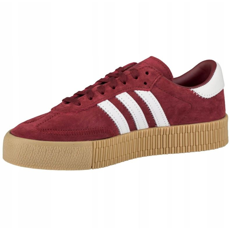 Adidas Originals Sambarose W F36268 chaussures rouge gris 1