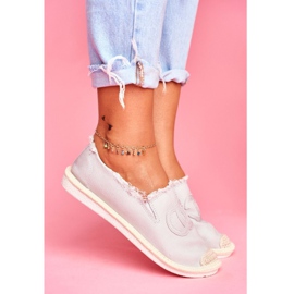 PS1 Espadrilles Femme Gris Flaure 1