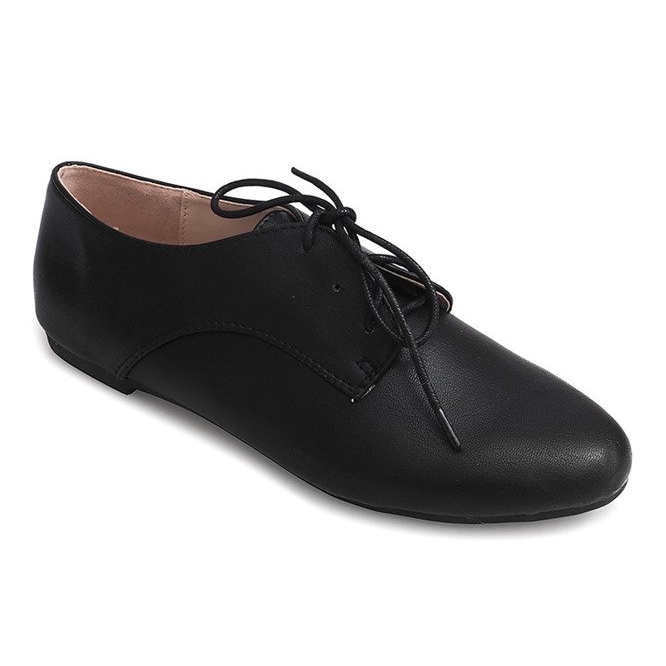 Chaussures de jazz à lacets pour femmes HH-25 Noir 1