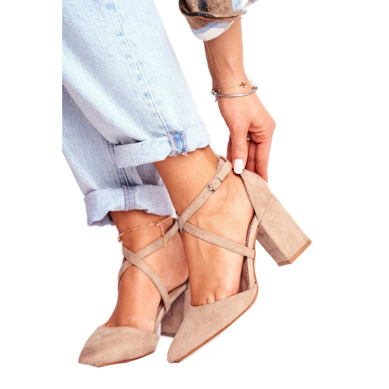 SEA Escarpins à Talons Pour Femmes En Spitz Beige Traffic 1 SEA Escarpins à Talons Pour Femmes En Spitz Beige Traffic 1