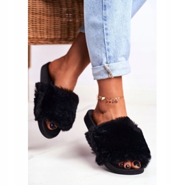 PB2 Chaussons Femme Avec Fourrure Noir Sensitive le noir 3