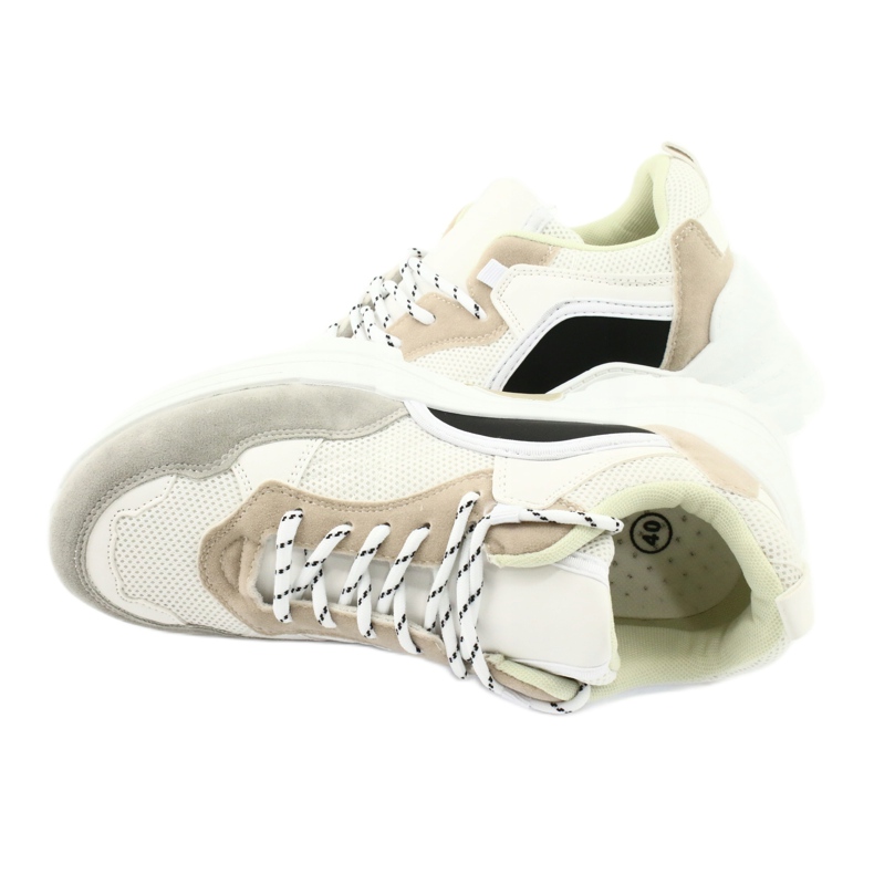SEA Chaussures Sport Femme Baskets Blanc et Beige Mindanao brun noir gris 4