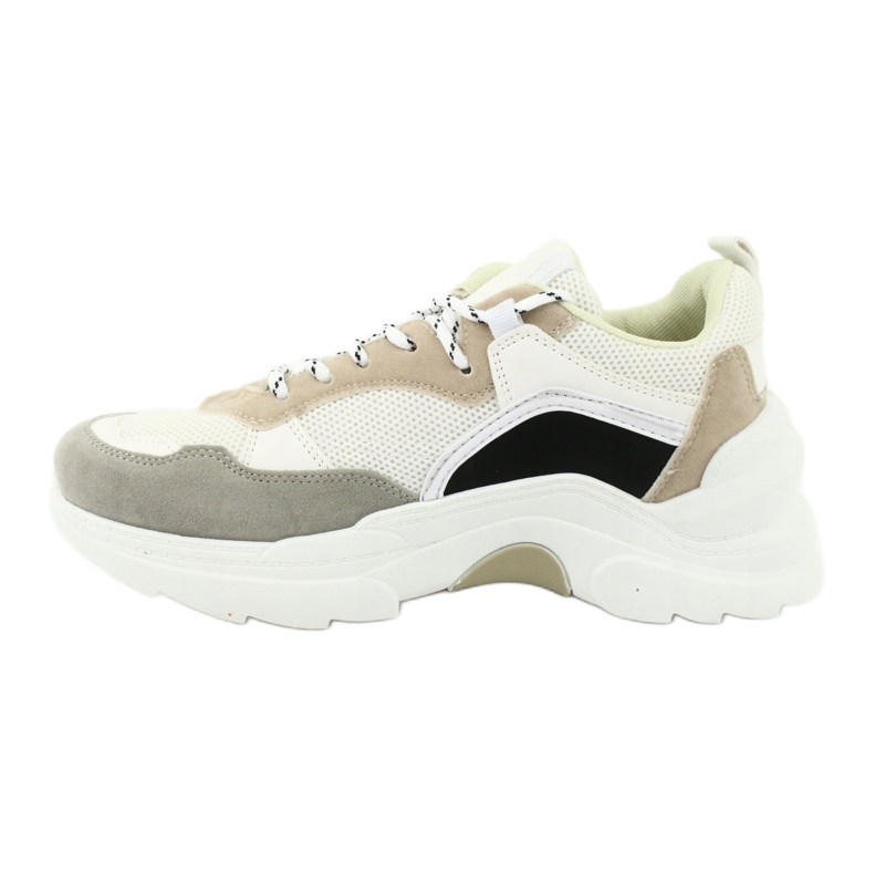 SEA Chaussures Sport Femme Baskets Blanc et Beige Mindanao blanche brun le noir gris 2