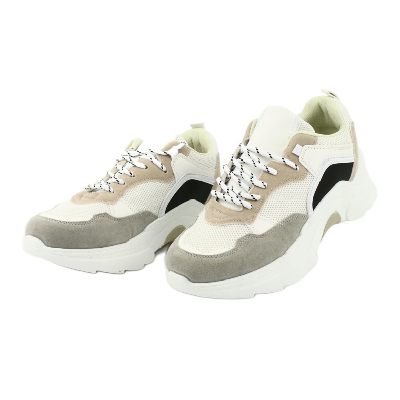 SEA Chaussures Sport Femme Baskets Blanc et Beige Mindanao brun noir gris 3