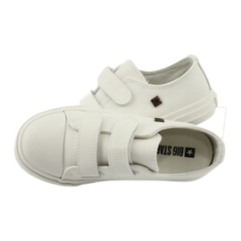 Baskets à scratch Big Star GG374010 blanche 4