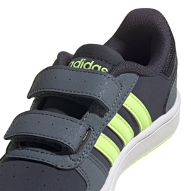 Adidas Hoops 2.0 Cmf Jr FW4930 chaussures bleu marin multicolore 1