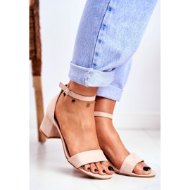 BUGO Sandales Femme Daim Beige Oh Baby! 1