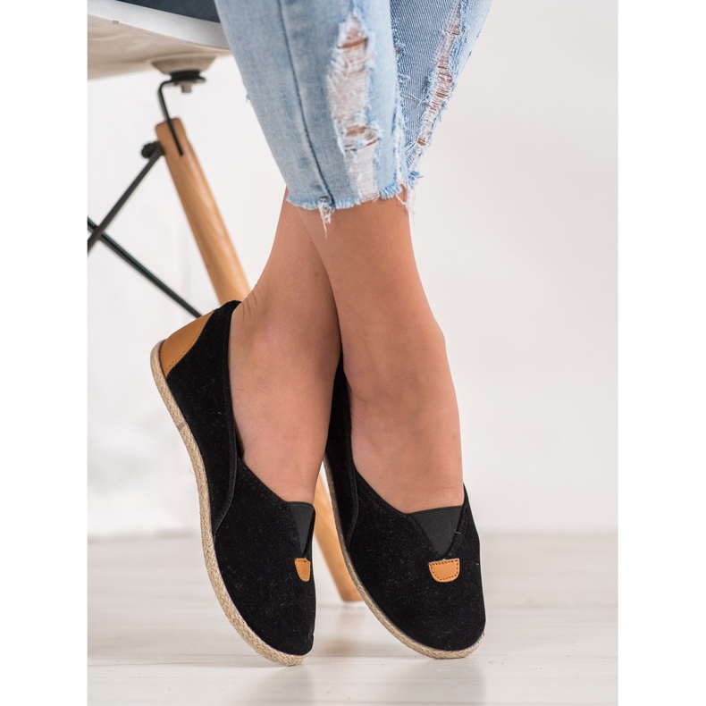 SHELOVET Slipons noirs 1