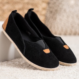 SHELOVET Slipons noirs 2