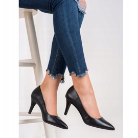 Gogo Escarpins avec cuir écologique le noir 1 Gogo Escarpins avec cuir écologique le noir 1