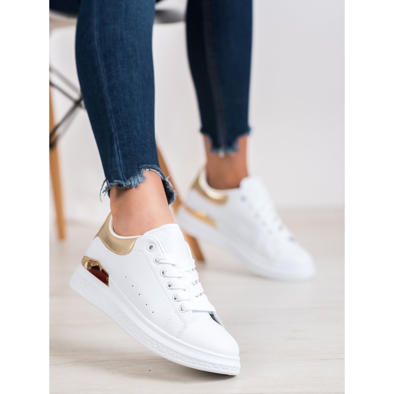 SHELOVET Chaussures de sport à la mode blanc 1