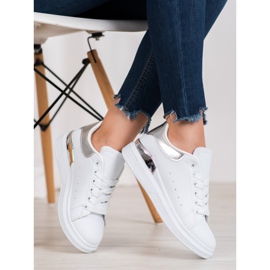 SHELOVET Chaussures de sport à la mode blanche 1