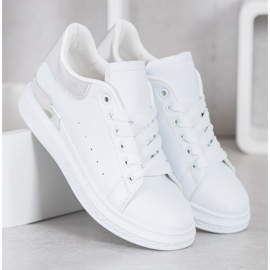 SHELOVET Chaussures de sport à la mode blanche 2