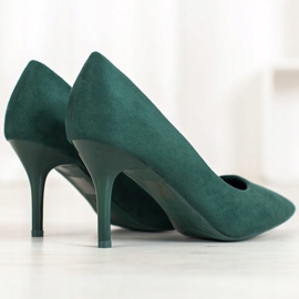 Small Swan Talons hauts décontractés vert 4