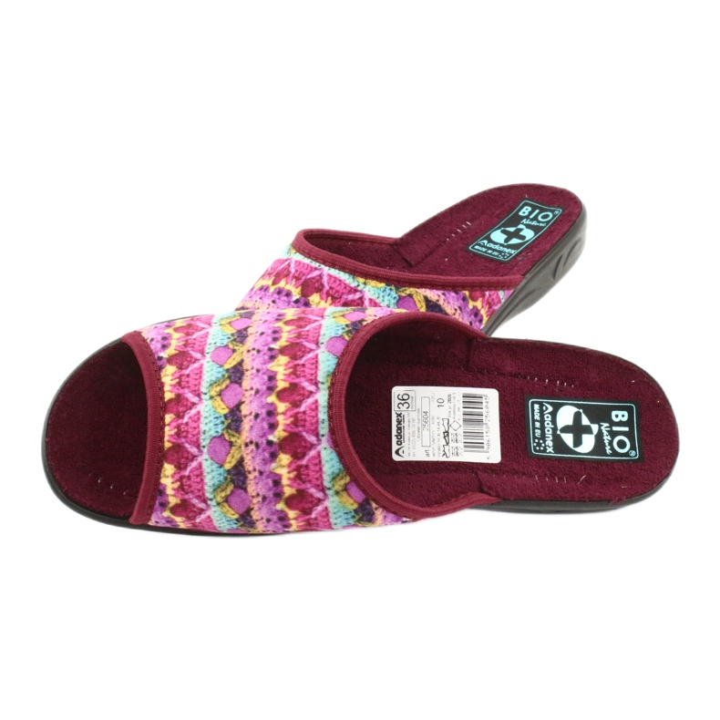 Chaussons en velours Adanex 25604 multicolore 4